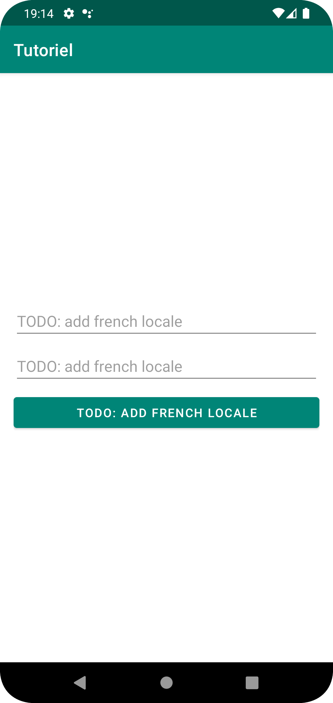 Todo instead of strings